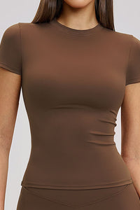 Willluxe® Quick-Dry Yoga Running Short Sleeve Top
