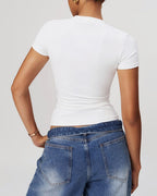 Willluxe® Quick-Dry Yoga Running Short Sleeve Top
