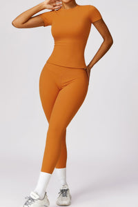 Willluxe® Quick-Dry Yoga Running Short Sleeve Top