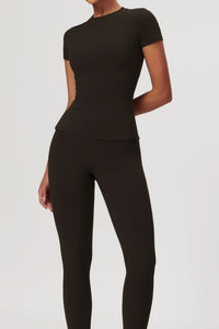 Willluxe® Quick-Dry Yoga Running Short Sleeve Top