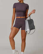Willluxe® Sculpting High-Waisted Workout Shorts