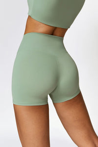 Willluxe® Sculpting High-Waisted Workout Shorts