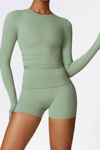 Willluxe® Sculpting High-Waisted Workout Shorts