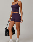 Willluxe® Sculpting High-Waisted Workout Shorts