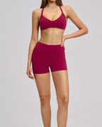 Willluxe® Sculpting High-Waisted Workout Shorts