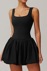 Willluxe® Athletic Tennis Dress with Built-In Bodysuit