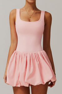 Willluxe® Athletic Tennis Dress with Built-In Bodysuit