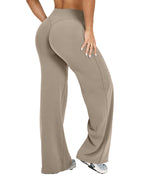 Willluxe® Breathable Ice Silk High-Waisted Straight Leg Yoga Pants
