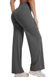 Willluxe® Breathable Ice Silk High-Waisted Straight Leg Yoga Pants