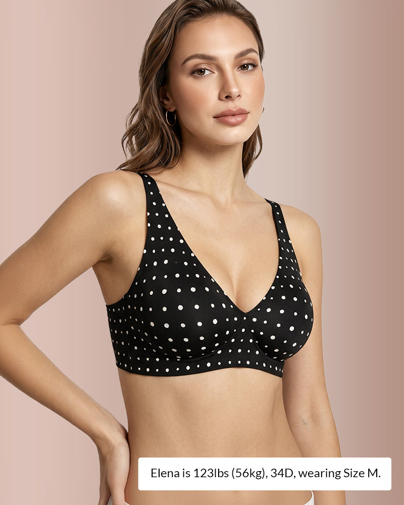 Willluxe® Deep V Lift Seamless Jelly Bra