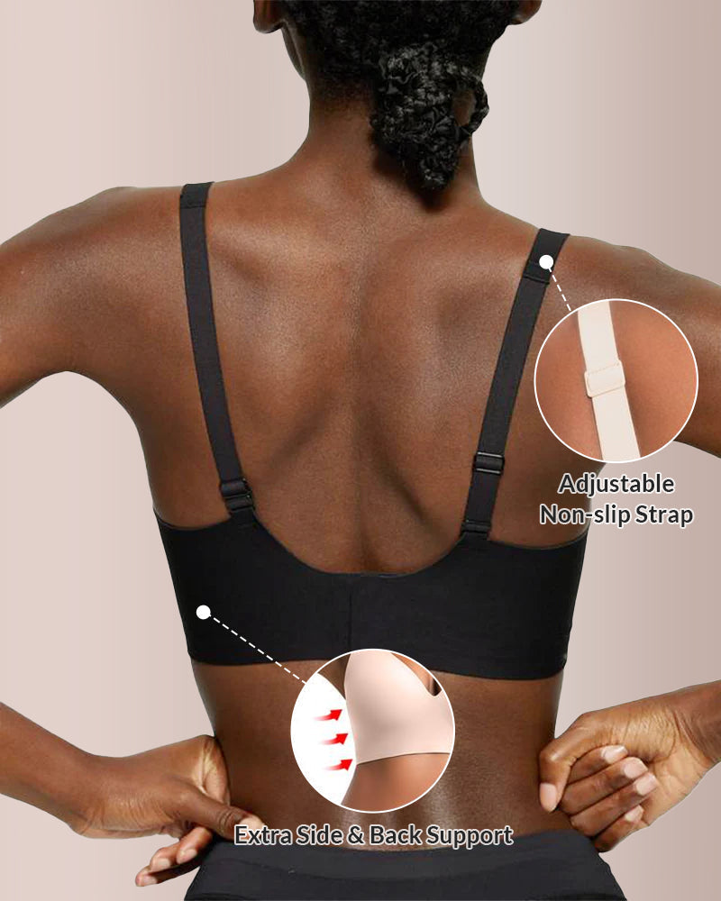 Willluxe® Deep V Lift Seamless Jelly Bra