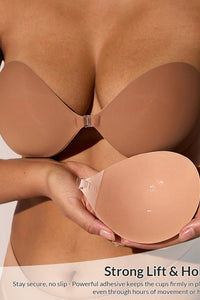 Willluxe® Front Closure Adhesive Invisible Bra
