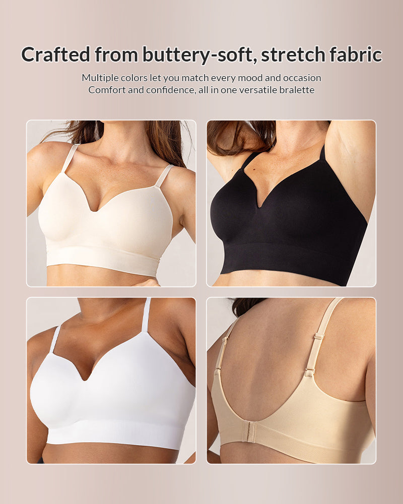 Willluxe® Deep V Wireless Lift Bra