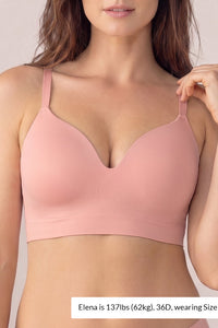 Willluxe® Deep V Wireless Lift Bra