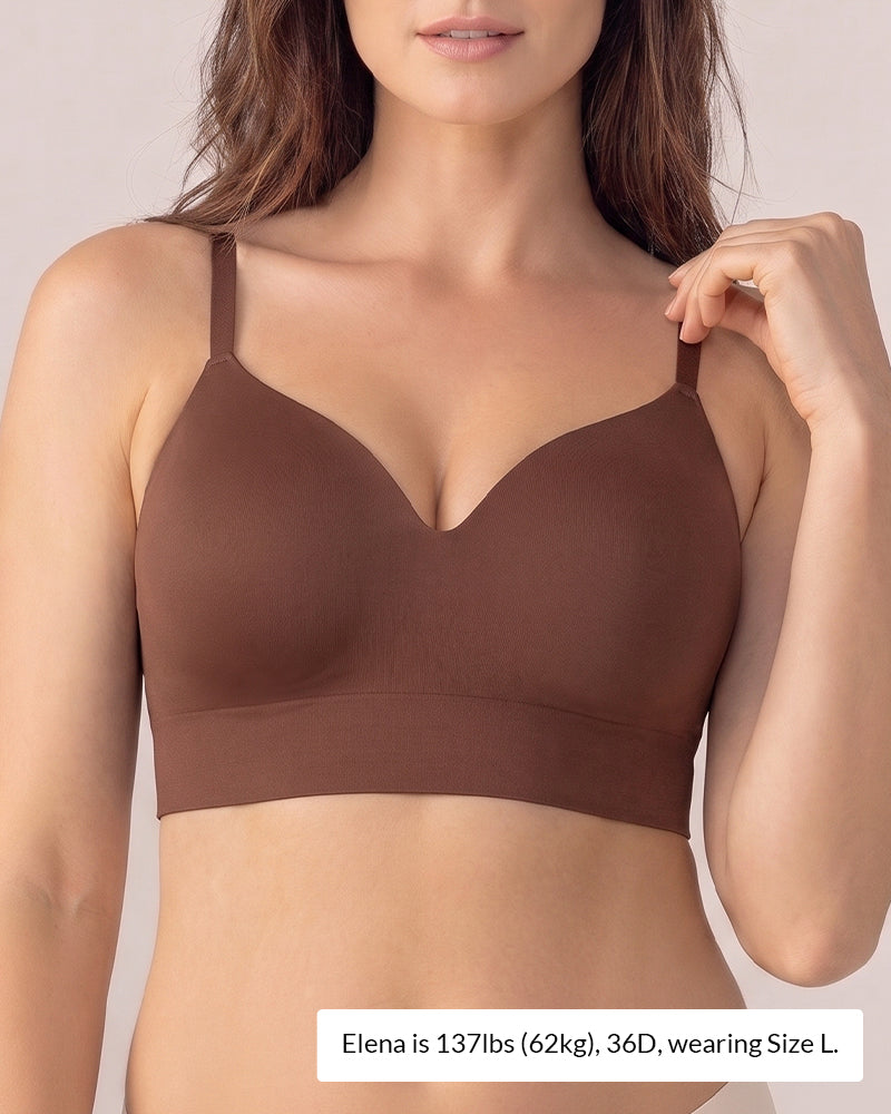 Willluxe® Deep V Wireless Lift Bra