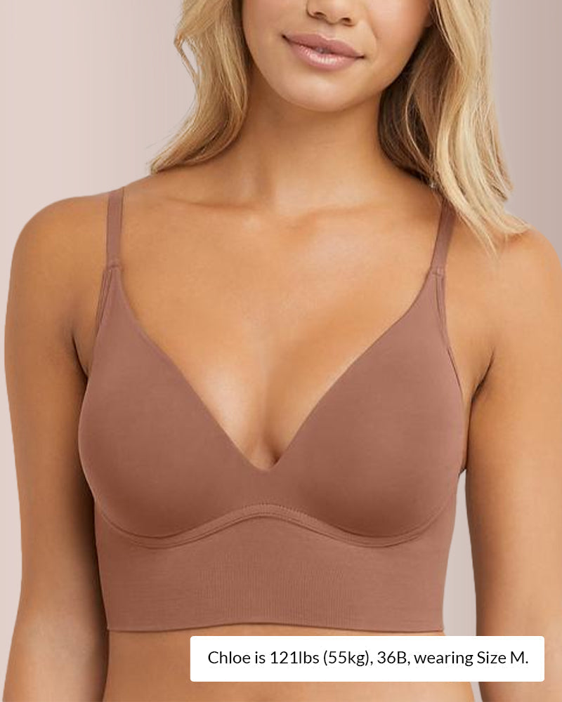 Willluxe® Deep V Wireless Lift Bra