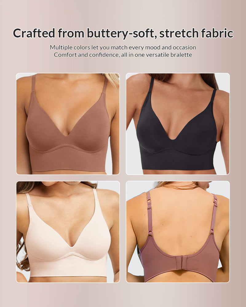 Willluxe® Deep V Wireless Lift Bra