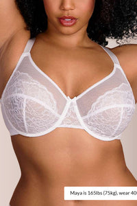 Willluxe® Floral Lace Underwire Bra