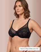 Willluxe® Floral Lace Underwire Bra