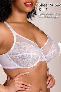 Willluxe® Floral Lace Underwire Bra