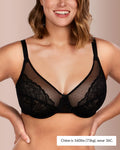 Willluxe® Floral Lace Underwire Bra