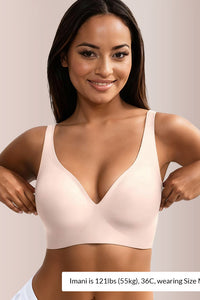 Willluxe® Deep V Lift Seamless Wireless Jelly Bra