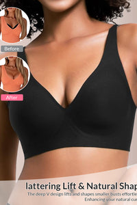 Willluxe® Deep V Lift Seamless Wireless Jelly Bra