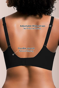 Willluxe® Deep V Lift Seamless Wireless Jelly Bra