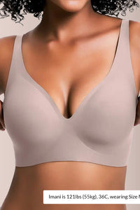 Willluxe® Deep V Lift Seamless Wireless Jelly Bra