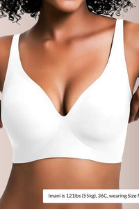 Willluxe® Deep V Lift Seamless Wireless Jelly Bra