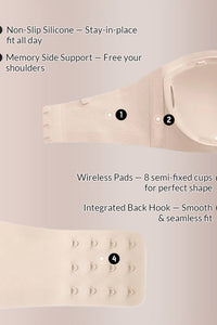 Willluxe® Wireless Padded Bandeau Bra