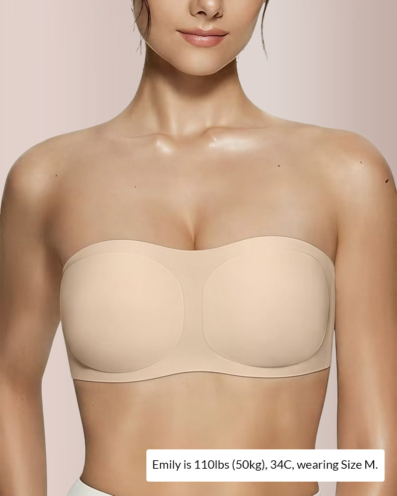 WILLLUXE® Wireless Padded Bandeau Bra