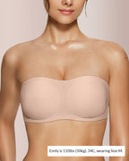 Willluxe® Wireless Padded Bandeau Bra