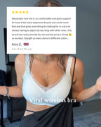 Willluxe® V-Neck Mesh Crossover Bra