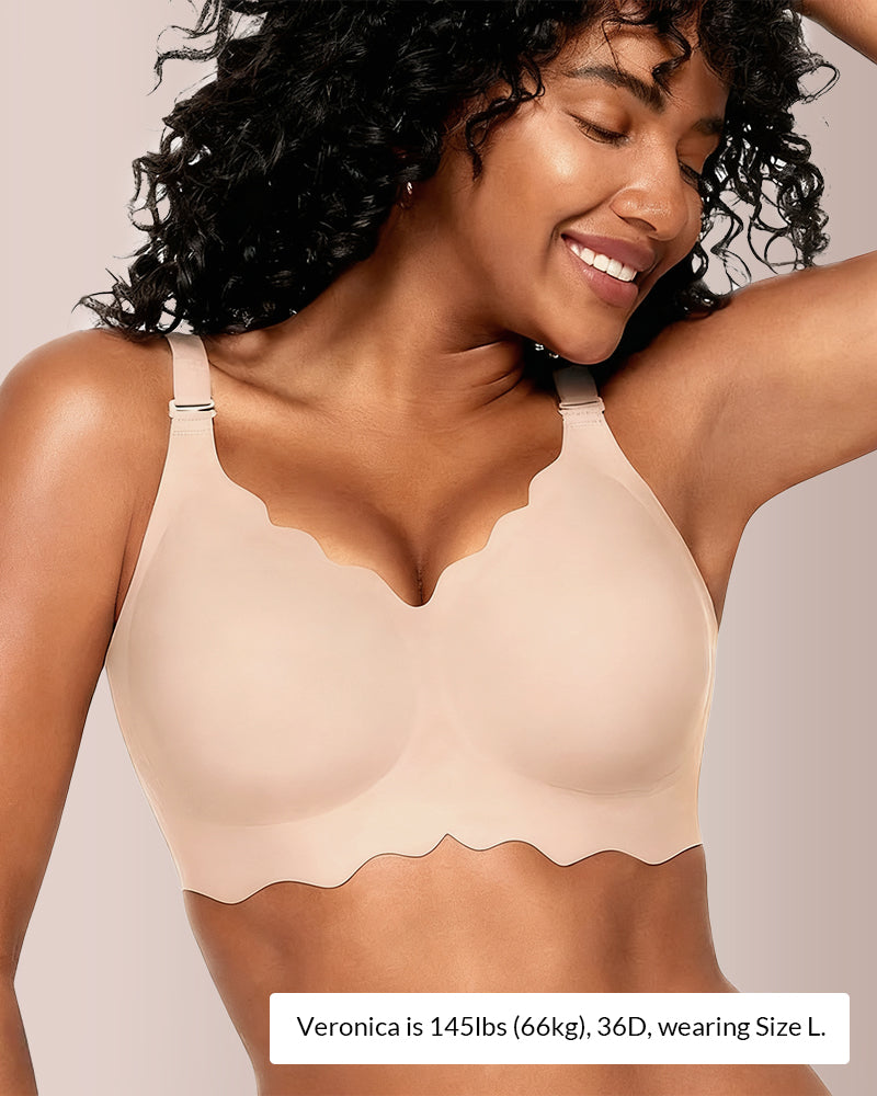 Willluxe® Scalloped Comfort Everyday Bra