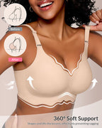 Willluxe® Scalloped Comfort Everyday Bra
