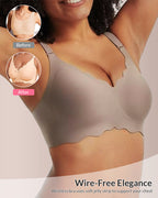 Willluxe® Scalloped Comfort Everyday Bra