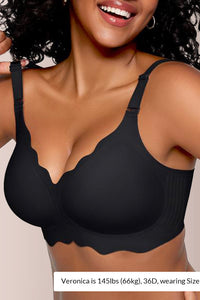 Willluxe® Scalloped Comfort Everyday Bra