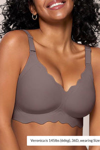 Willluxe® Scalloped Comfort Everyday Bra
