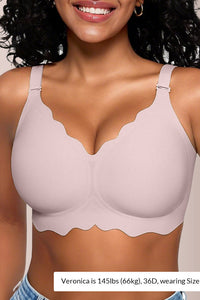 Willluxe® Scalloped Comfort Everyday Bra