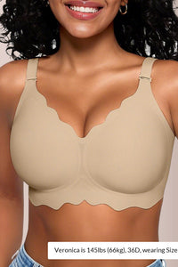 Willluxe® Scalloped Comfort Everyday Bra