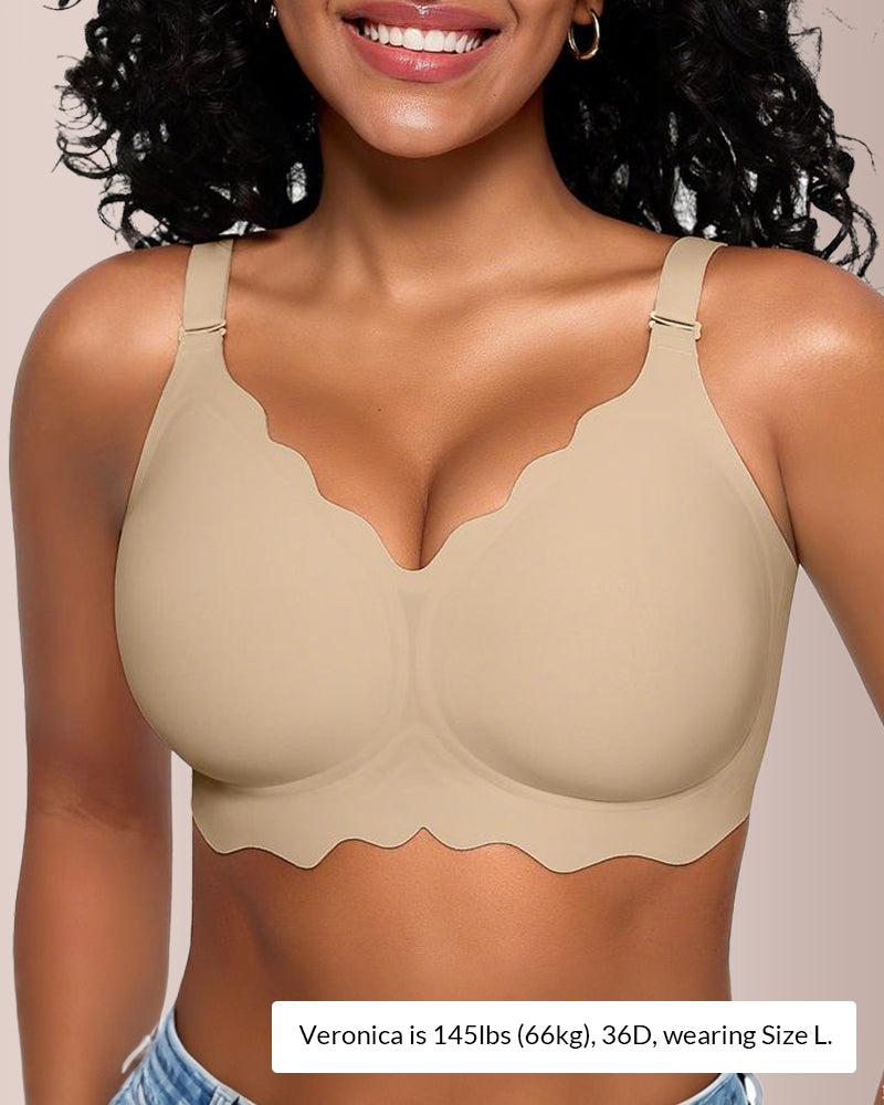 Willluxe® Scalloped Comfort Everyday Bra