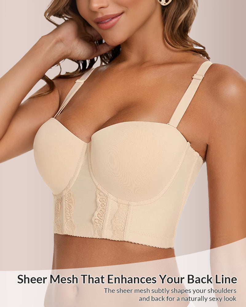 WILLLUXE® Low Back Strapless Bra