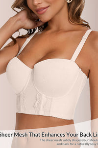Willluxe® Low Back Strapless Bra