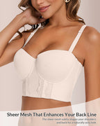 Willluxe® Low Back Strapless Bra