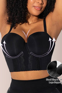 Willluxe® Low Back Strapless Bra