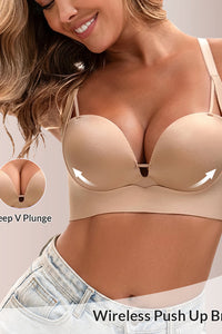 Willluxe® Wireless Add-2-Cup Push-Up Bra
