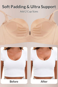 Willluxe® Wireless Add-2-Cup Push-Up Bra