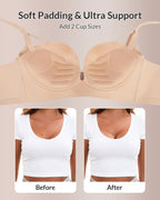 Willluxe® Wireless Add-2-Cup Push-Up Bra