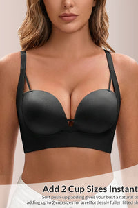 Willluxe® Wireless Add-2-Cup Push-Up Bra